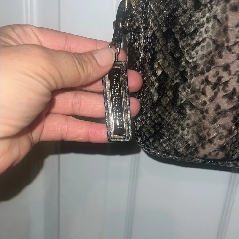 Victoria's Secret Snakeskin Crossbody Bag - Black and Brown